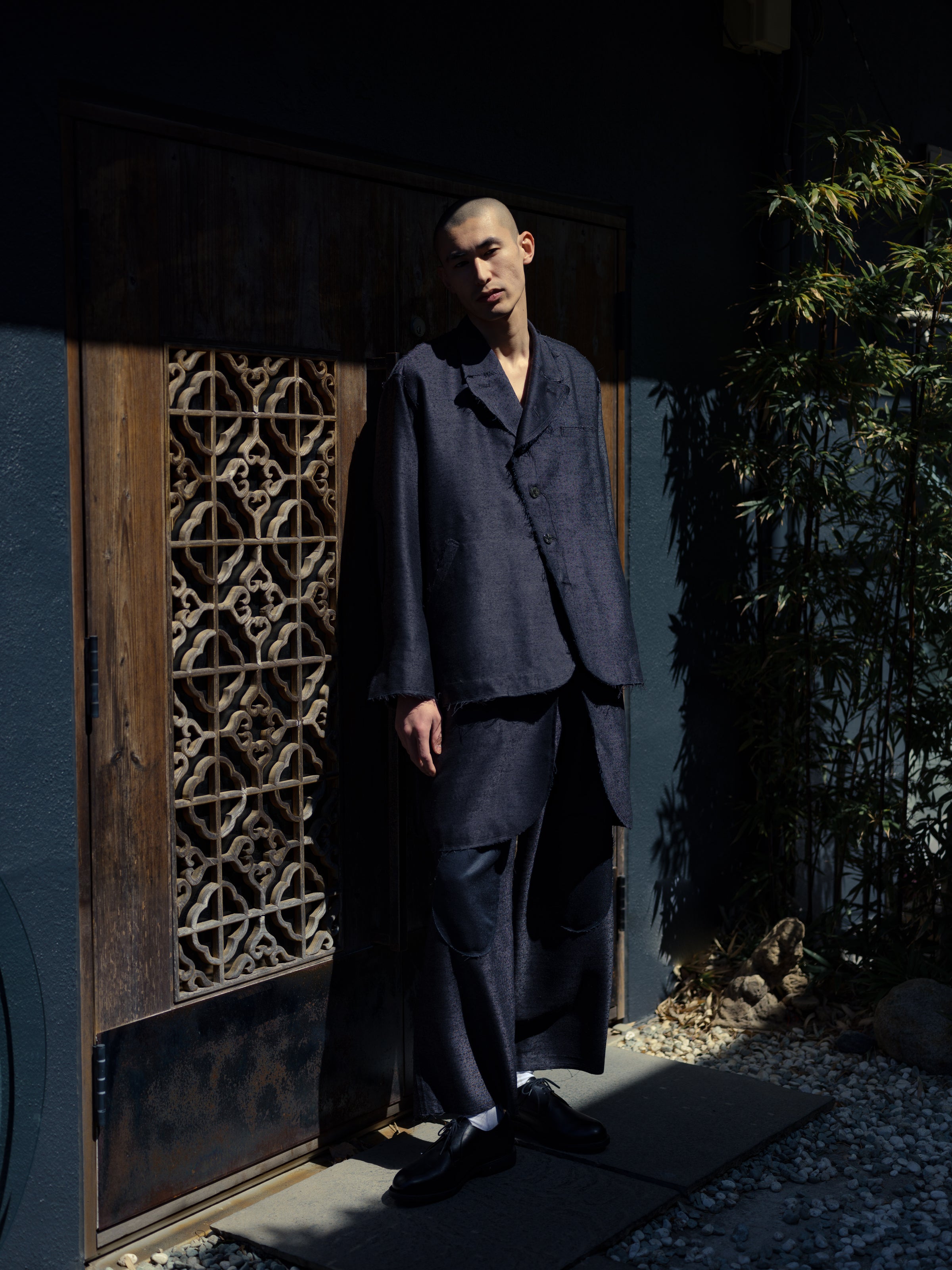 Urig R.NEP SCHADEN 3TUCK PANTS サイズ3 Urig(ウーリッヒ) R.NEP SCHADEN 3TUCK PANTS [BLACK] | Urig