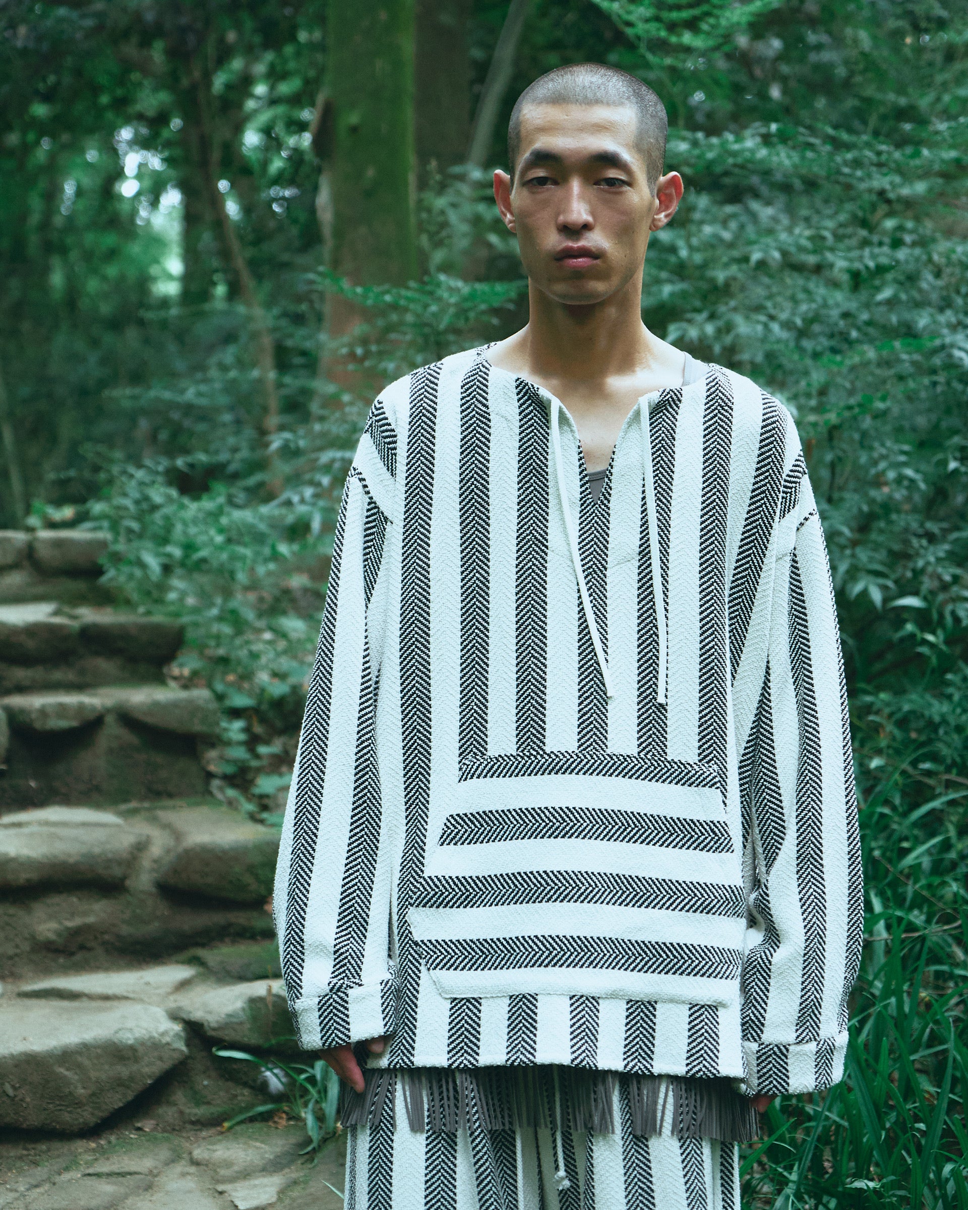 Urig(ウーリッヒ) EMB VELVET CHINA JACKET [BLACK] | Urig